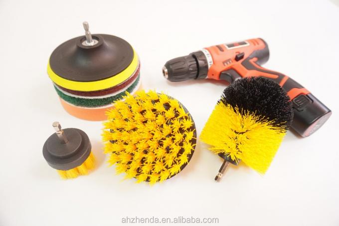 Set di pennelli automatico del trapano dell'autolavaggio di 3 pacchetti 8