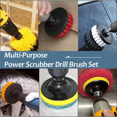 20 Pcs Scrubber Drill Brush Set Polishing Pad Car Cleaning Brushes