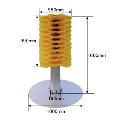 Stand On Land Cow Body Cleaning Brush For Massage