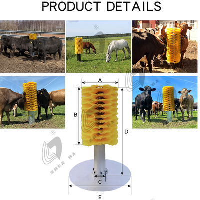 Stand On Land Cow Body Cleaning Brush For Massage